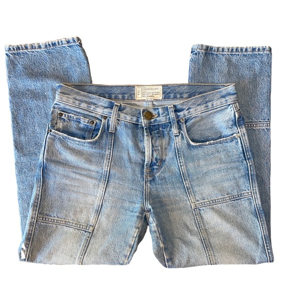 Current/Elliott light wash patchwork jeans - Picture 11 of 11